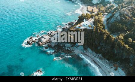 Île de Samos Beach Banque D'Images