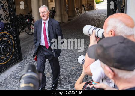 Londres, Royaume-Uni. 29 juillet 2024. Hilary Benn, secrétaire pour l'Irlande du Nord, député Leeds South. Les ministres du Parti travailliste assistent à la réunion du cabinet à Downing Street, Londres, Royaume-Uni crédit : Imageplotter/Alamy Live News Banque D'Images