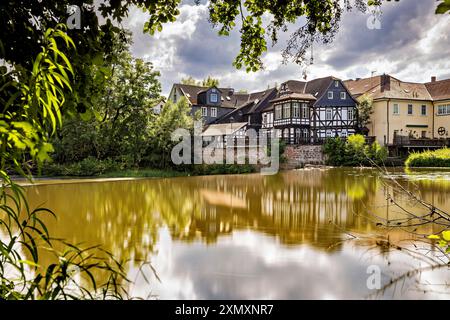 Le moulin historique de Marburg an der Lahn Banque D'Images