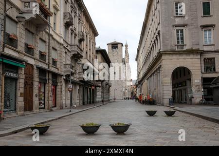 Vues de la ville de Côme, Italie Banque D'Images