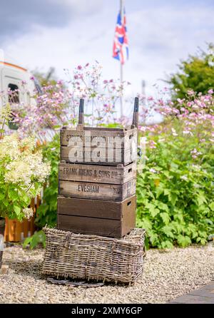 Plate-forme de la gare d'Arley Banque D'Images