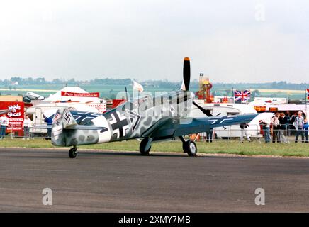 Hispano HA.1112-M1L Buchon G-BOML. Banque D'Images