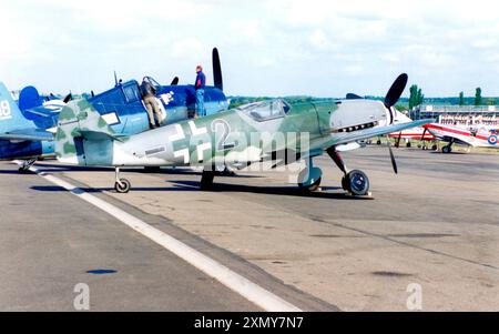 Hispano HA.1112-M1L Buchon d-FEHD Banque D'Images