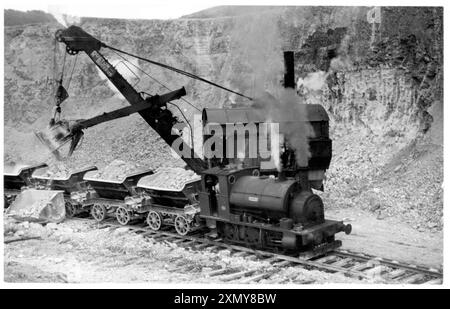 Un Ruston-Bucyrus 25-RB wago à chargement de vapeur et basculement latéral Banque D'Images