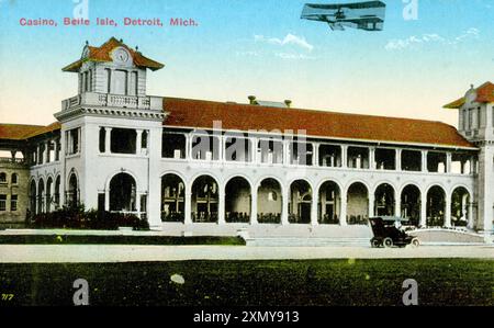 Casino, belle Isle, Detroit, Michigan, États-Unis Banque D'Images