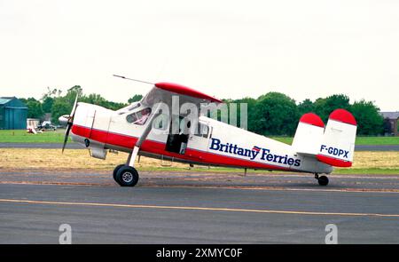 Max Holste MH-1521M Broussard F-GDPX Banque D'Images