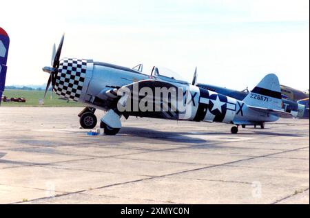 Republic P-47D Thunderbolt 42-8066 Banque D'Images