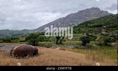 Saint-Ours bas fort, Saint-Ours bas, Alpes de haute-Provence, France Banque D'Images