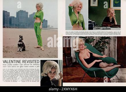 article du magazine vintage « Playboy » de mai 1962, États-Unis Banque D'Images