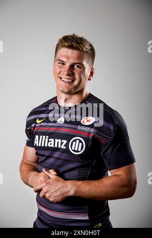 Owen Farrell - séance de portrait. Banque D'Images