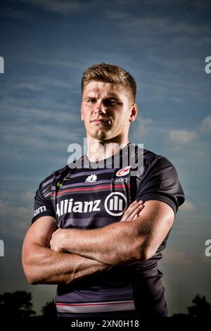 Owen Farrell - séance de portrait. Banque D'Images