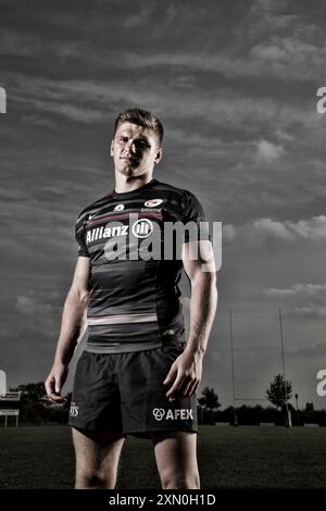 Owen Farrell - séance de portrait. Banque D'Images