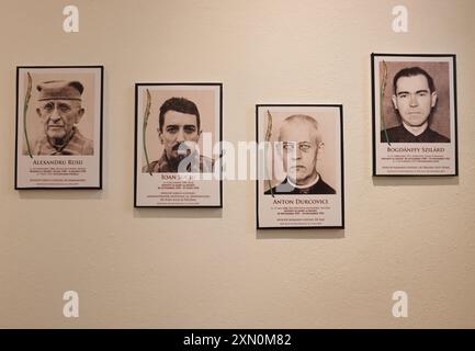 Mémorial de Sighet, & The Story of Communism of Romania, situé dans une ancienne prison où les élites roumaines ont été torturées et exterminées au cours de la 1ère année Banque D'Images