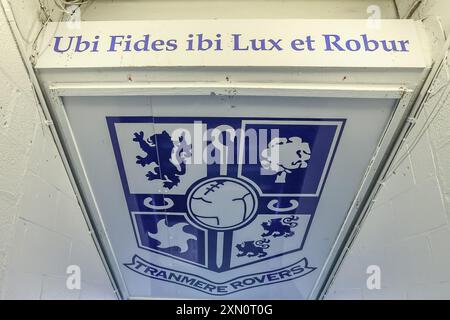 Le tunnel est de Prenton Park pendant le match amical de pré-saison Tranmere Rovers vs Blackpool à Prenton Park, Birkenhead, Royaume-Uni, 30 juillet 2024 (photo par Mark Cosgrove/News images) Banque D'Images