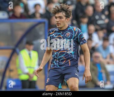 Kyle Joseph de Blackpool lors du match amical de pré-saison Tranmere Rovers vs Blackpool à Prenton Park, Birkenhead, Royaume-Uni, 30 juillet 2024 (photo par Alfie Cosgrove/News images) à Birkenhead, Royaume-Uni le 30/07/2024. (Photo Alfie Cosgrove/News images/SIPA USA) Banque D'Images