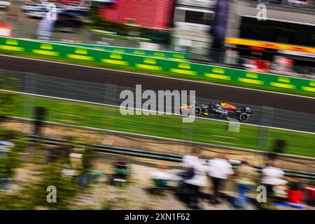 Circuit de Spa-Francorchamps, Stavelot, Belgique. 28 juillet 2024 ; Max Verstappen des pays-Bas et Oracle Red Bull Racing pendant le Grand Prix de Belgique de formule 1 crédit : Jay Hirano/AFLO/Alamy Live News Banque D'Images