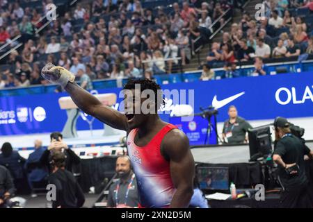 Minneapolis, Minnesota, États-Unis. 27 juin 2024. FREDERICK RICHARD participe aux essais par équipe olympique américaine. (Crédit image : © Karen I. Hirsch/ZUMA Press Wire) USAGE ÉDITORIAL SEULEMENT! Non destiné à UN USAGE commercial ! Banque D'Images