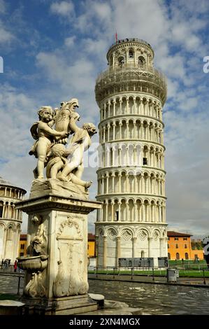 Tour de Pise à Pise Italie Banque D'Images