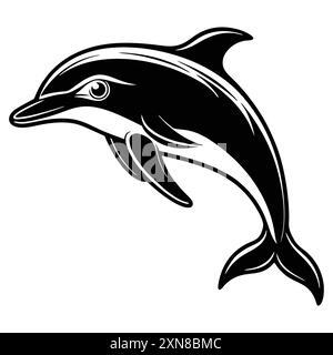 Dolphin - logo vectoriel de haute qualité Illustration de Vecteur