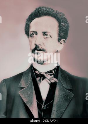 Ferdinand Lassalle, 1825 – 1864, juriste, philosophe, socialiste et homme politique prussien-allemand, édité numériquement Banque D'Images