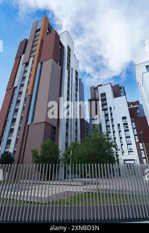 Cascina Merlata, quartier résidentiel et commercial moderne à Milan, Lombardie, Italie Banque D'Images