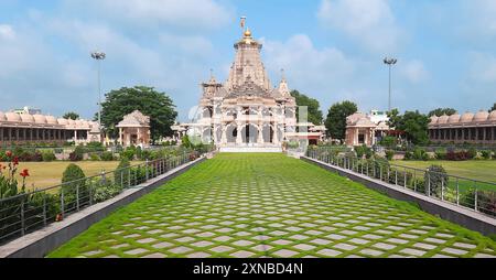 18-08-2023, Mandaphia, Rajasthan, Inde. Temple Sanwariya Seth, Temple du Seigneur des Ténèbres Krishna. Banque D'Images