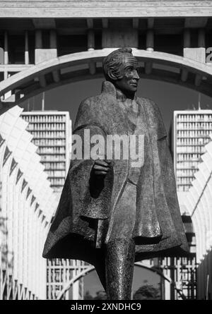 Statue de Bolivar civil, avenue Bolivar, Caracas, Venezuela Banque D'Images