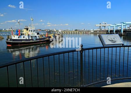 Remorqueur MV Mair amarré dans la baie de Cardiff, Cardiff, pays de Galles du Sud. Banque D'Images