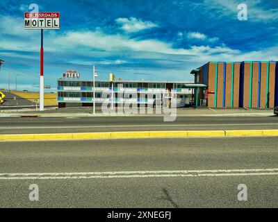ALBUQUERQUE, NOUVEAU MEXIQUE, ÉTATS-UNIS - 9 MARS 2023. Crossroads Motel, célèbre pour la série télévisée Breaking Bad Banque D'Images