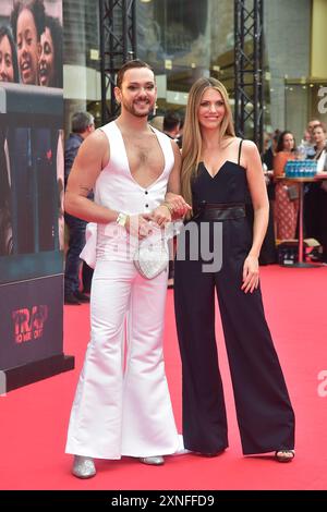 TRAPPE : PAS DE SORTIE Das criblage spécial TRAPPE von : NO WAY OUT Riccardo Simonetti und Viviane Geppert im Zoopalast à Berlin, AM 31.07.2024 *** TRAP NO WAY OUT la projection spéciale de TRAP NO WAY OUT Riccardo Simonetti et Viviane Geppert au Zoopalast à Berlin, le 31 07 2024 Photopress Mueller Banque D'Images