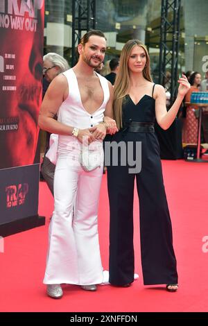 TRAPPE : PAS DE SORTIE Das criblage spécial TRAPPE von : NO WAY OUT Riccardo Simonetti und Viviane Geppert im Zoopalast à Berlin, AM 31.07.2024 *** TRAP NO WAY OUT la projection spéciale de TRAP NO WAY OUT Riccardo Simonetti et Viviane Geppert au Zoopalast à Berlin, le 31 07 2024 Photopress Mueller Banque D'Images