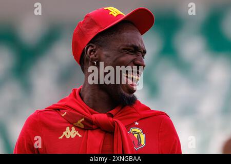 Radom, Pologne. 27 juillet 2024. Aurelien Nguiamba (Jagiellonia) vu pendant le match PKO BP Ekstraklasa entre les équipes de Radomiak Radom et Jagiellonia Bialystok au Stadion Miejski im. Braci Czachorow. Score final : Radomiak Radom 2 : 3 Jagiellonia Bialystok (photo de Maciej Rogowski/SOPA images/Sipa USA) crédit : Sipa USA/Alamy Live News Banque D'Images