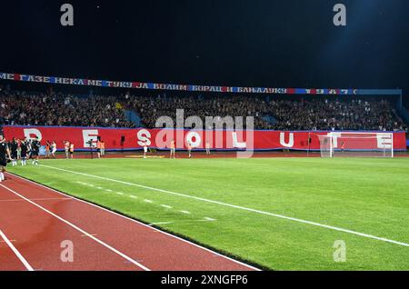 Banja Luka, Bosnie-Herzégovine. , . 2e tour de qualification de l'UEFA Champions League, 2e match de football entre Borac Banja Luka (Bosnie-Herzégovine) et PAOK Thessalonique (Grèce) au Gradski Stadion Banja Luka, Banja Luka, BiH. (Natasa Kupljenik/SPP) crédit : SPP Sport Press photo. /Alamy Live News Banque D'Images