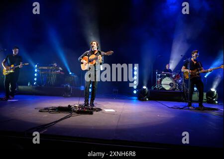 Marina Di Pietrasanta, Italie. 31 juillet 2024. Jack Savoretti se produit en concert au Festival de la Versiliana. (Photo de Stefano dalle Luche/Pacific Press) crédit : Pacific Press Media production Corp./Alamy Live News Banque D'Images