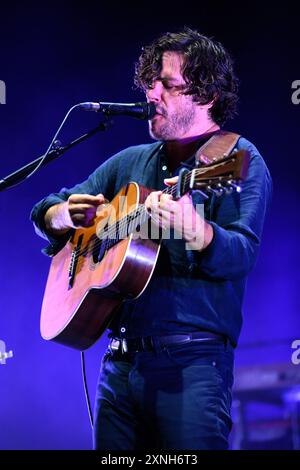 Marina Di Pietrasanta, Italie. 31 juillet 2024. Jack Savoretti se produit en concert au Festival de la Versiliana. (Photo de Stefano dalle Luche/Pacific Press) crédit : Pacific Press Media production Corp./Alamy Live News Banque D'Images