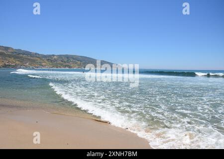 Malibu, Surfrider Beach, Californie Banque D'Images