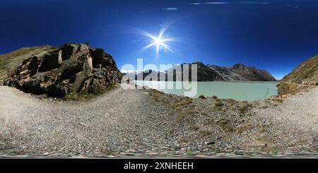 Vue panoramique à 360° de Autour de Mattmarksee 13