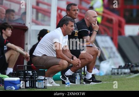 Tommy Widdrington, manager d'Aldershot Banque D'Images