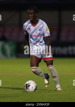 Armando Quitirna de Crawley Town Banque D'Images