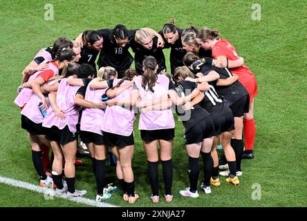 Decines Charpieu, France. 31 juillet 2024. Équipe Nouvelle-Zélande, Football, Groupe féminin A entre la Nouvelle-Zélande et la France lors des Jeux Olympiques de Paris 2024 le 31 juillet 2024 au stade Groupama de Decines-Charpieu près de Lyon - photo Frédéric Chambert/Panoramic/DPPI Media Credit : DPPI Media/Alamy Live News Banque D'Images