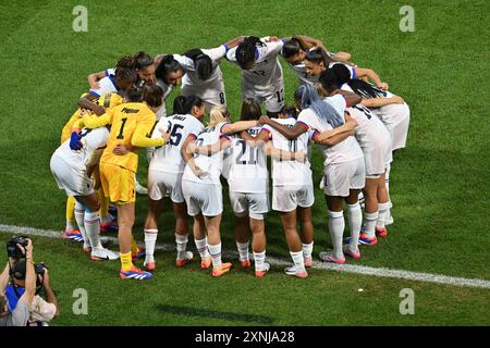 Decines Charpieu, France. 31 juillet 2024. Équipe France, Football, Groupe féminin A entre la Nouvelle-Zélande et la France lors des Jeux Olympiques de Paris 2024 le 31 juillet 2024 au stade Groupama de Decines-Charpieu près de Lyon - photo Frédéric Chambert/Panoramic/DPPI Media Credit : DPPI Media/Alamy Live News Banque D'Images