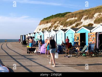 westgate-on-sea à thanet, est kent, royaume-uni juillet 2024 Banque D'Images