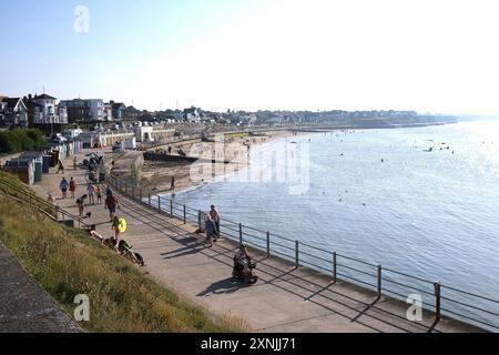 westgate-on-sea à thanet, est kent, royaume-uni juillet 2024 Banque D'Images