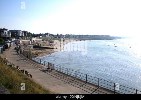 westgate-on-sea à thanet, est kent, royaume-uni juillet 2024 Banque D'Images