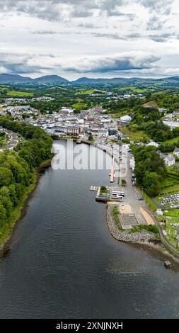 DONEGAL TOWN, IRLANDE - 23 JUILLET 2024 - les travaux de la nouvelle Diamond sont déjà terminés. Banque D'Images