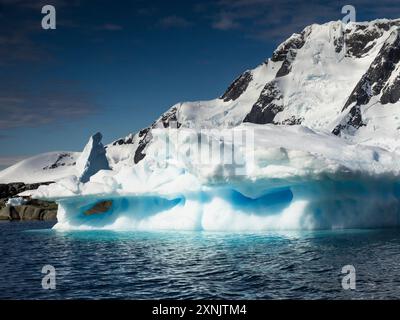 Petit iceberg, Pleneau Bay Antarctica Banque D'Images