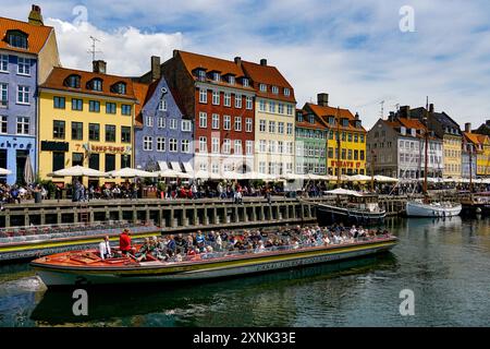 Nyhavn-Kanal, Nyhavn, Kopenhagen, Copenhague, Dänemark, Skandinavien, Europe Banque D'Images