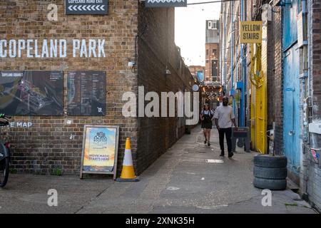 Bussey Alley de Copeland Park à Peckham Rye, Londres SE15 Banque D'Images