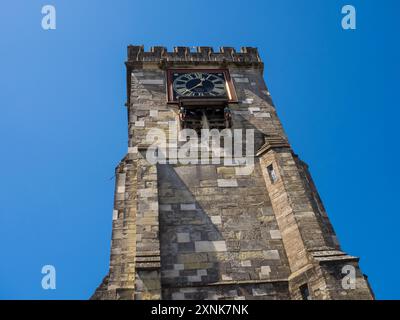 Church Tower, Church of St Thomas of Canterbury, Salisbury, Wiltshire, Angleterre, Royaume-Uni, GB. Banque D'Images