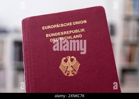 Deutscher Reisepass *** passeport allemand Nordrhein-Westfalen Deutschland, Allemagne GMS11603 Banque D'Images